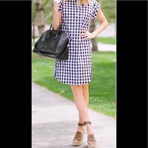 J Crew Gingham Shirt Dress